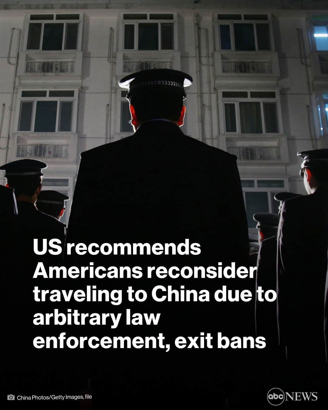ABC Newsさんのインスタグラム写真 - (ABC NewsInstagram)「The U.S. is recommending Americans reconsider traveling to China because of arbitrary law enforcement, exit bans and the risk of wrongful detentions. #china #travel #news」7月3日 19時30分 - abcnews
