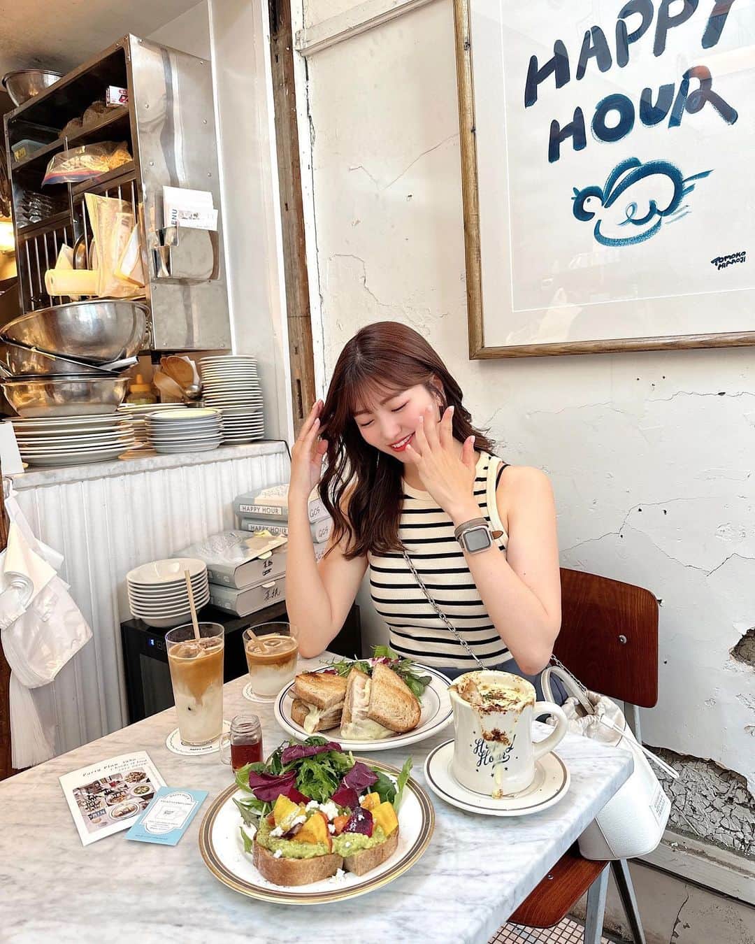 natsumiさんのインスタグラム写真 - (natsumiInstagram)「いつかのカフェ活した日☕️🤍 ㅤㅤㅤㅤㅤㅤㅤㅤㅤㅤㅤㅤㅤ ぜんぶ美味しかった〜〜 ˎˊ˗ この日あっつすぎて一生暑い、、って 言ってた記憶、、🫠 でもはっぴーだったこともあった♡ ㅤㅤㅤㅤㅤㅤㅤㅤㅤㅤㅤㅤㅤ 韓国っぽいコーデもお気に入りなのさ☺︎ ㅤㅤㅤㅤㅤㅤㅤㅤㅤㅤㅤㅤㅤ tops @hm  bottom 韓国で購入したスラックス sandal @shein_japan  bag @maisonmargiela  ㅤㅤㅤㅤㅤㅤㅤㅤㅤㅤㅤㅤㅤ ㅤㅤㅤㅤㅤㅤㅤㅤㅤㅤㅤㅤㅤ ㅤㅤㅤㅤㅤㅤㅤㅤㅤㅤㅤㅤㅤ ㅤㅤㅤㅤㅤㅤㅤㅤㅤㅤㅤㅤㅤ #ootd #code #hm #shein購入品 #shein #マルジェラ #恵比寿 #恵比寿グルメ #恵比寿カフェ #東京カフェ #カフェ巡り #韓国ファッション #夏コーデ」7月3日 20時22分 - iskw_ntm