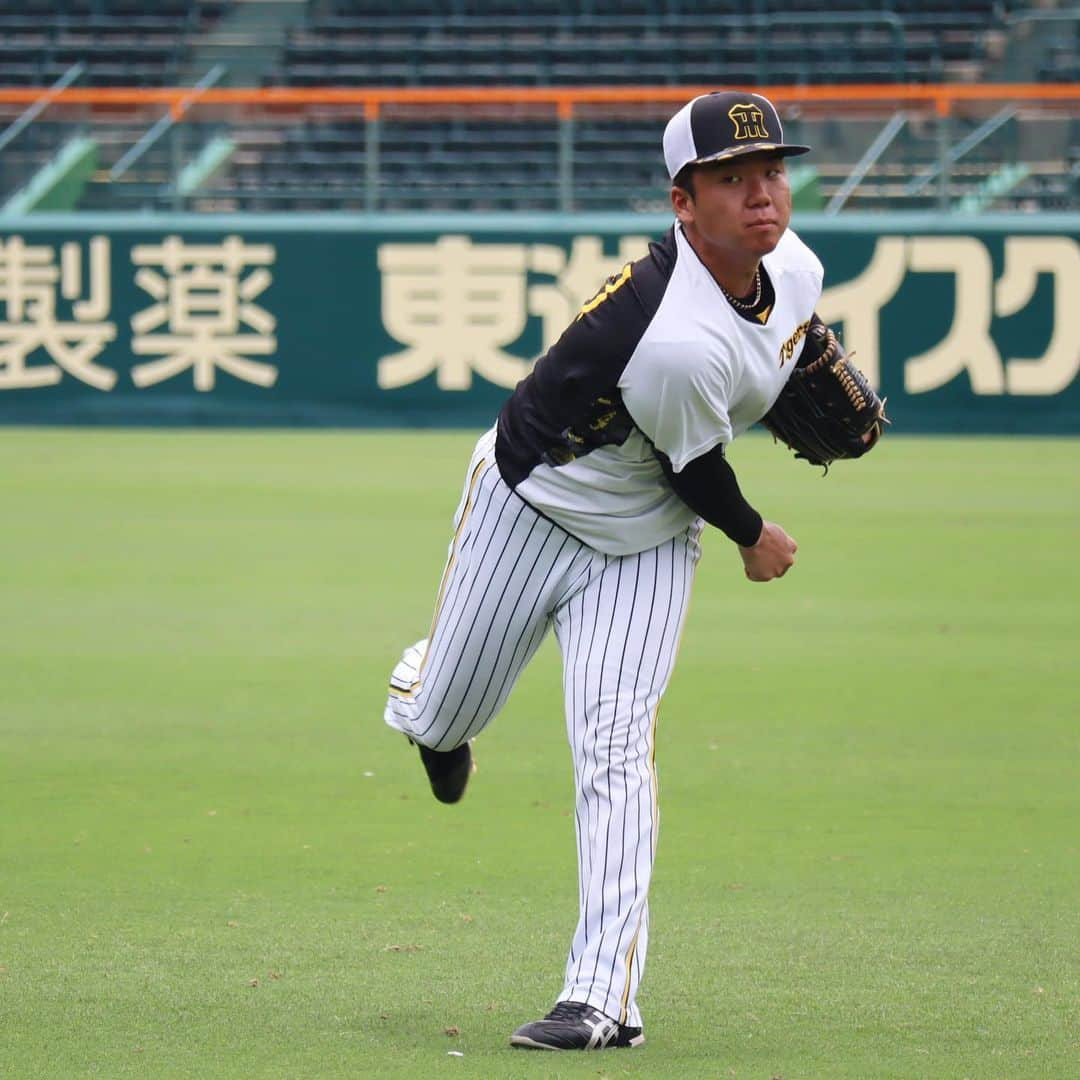 阪神タイガースさんのインスタグラム写真 - (阪神タイガースInstagram)「7月3日、甲子園球場での先発投手練習の様子です！ #西勇輝 選手 #大竹耕太郎 選手 #村上頌樹 選手 #西純矢 選手 #才木浩人 選手 #久保田智之 コーチ #阪神タイガース  #ARE」7月3日 13時18分 - hanshintigers_official