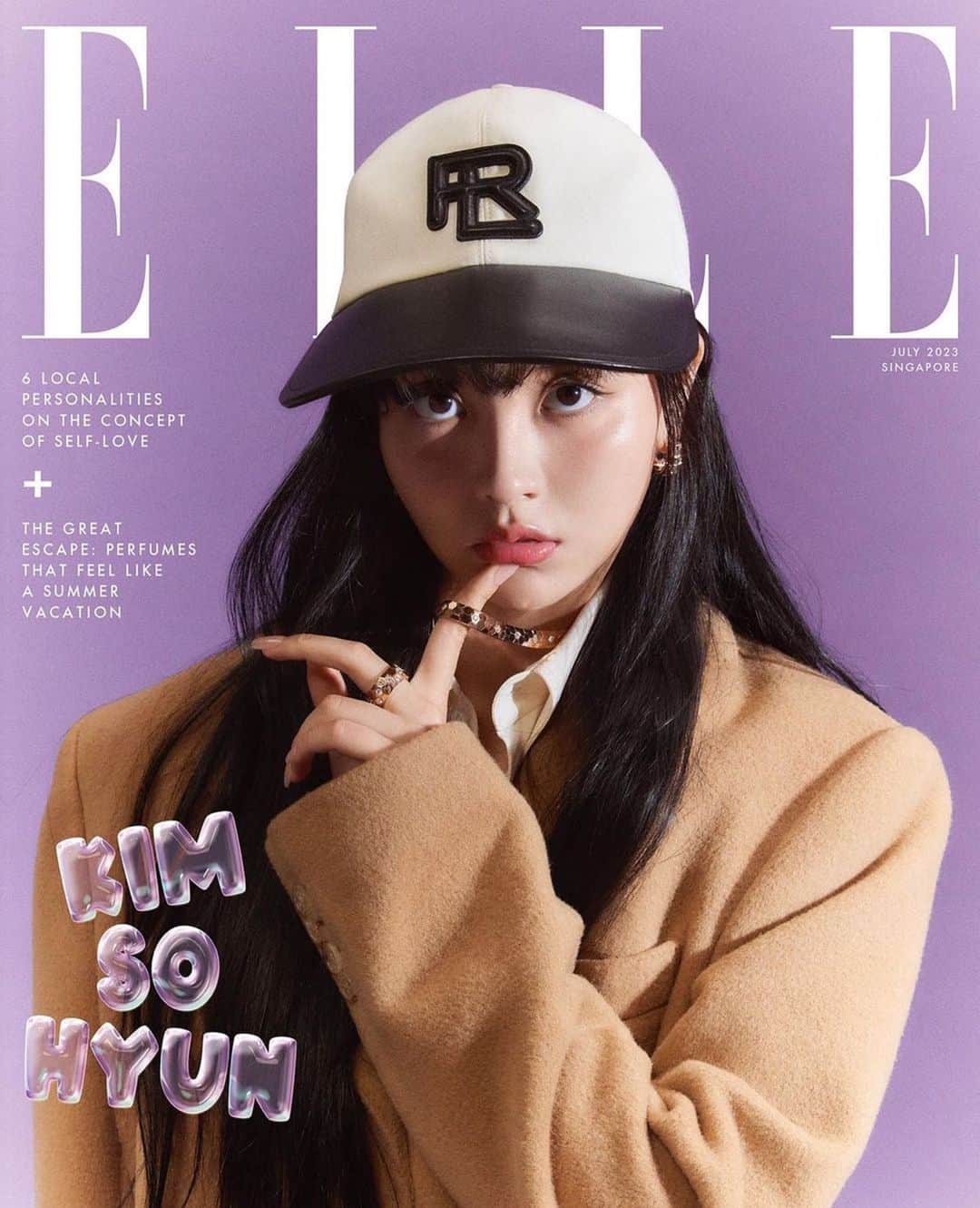 キム・ソヒョンのインスタグラム：「ELLE singapore 7월호💜 #ellesingapore」