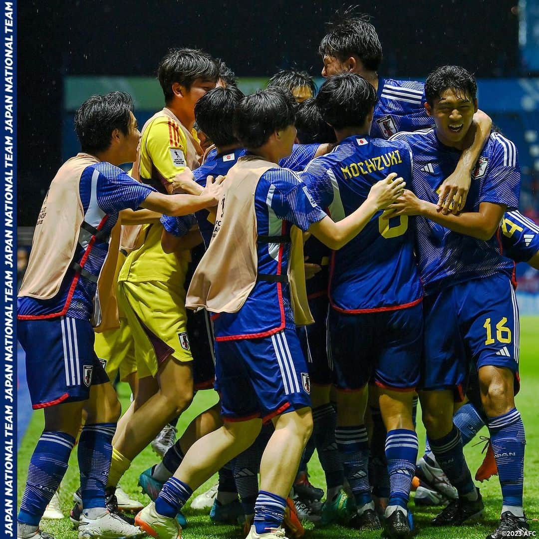 日本サッカー協会さんのインスタグラム写真 - (日本サッカー協会Instagram)「. 【2023.7.2 Photo Report①📸】  🏆#AFCU17 #アジアカップ タイ2023 決勝 🇯🇵 #U17日本代表 3-0 韓国🇰🇷 ⌚️21:00(🇯🇵) 🏟Pathum Thani Stadium  1 #後藤亘(GK) 3 #小杉啓太(C) 4 #土屋櫂大 6 #矢田龍之介 9 #道脇豊 10 #佐藤龍之介 13 #吉永夢希 14 #名和田我空 16 #本多康太郎 17 #柴田翔太郎 18 #中島洋太朗  𝐒𝐔𝐁🔄  12 #上林大誠(GK) 23 #荒木琉偉(GK) 2 #松本遥翔 5 #永野修都 7 #杉浦駿吾 8 #望月耕平 11 #高岡伶颯 15 #山本丈偉 19 #宮川大輝 20 #川村楽人 21 #山口豪太 22 #黒木雄也  監督 #森山佳郎  #jfa #daihyo #サッカー日本代表」7月3日 13時54分 - japanfootballassociation