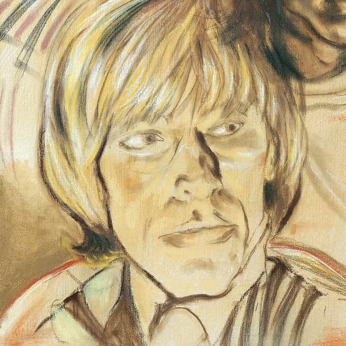 ロン・ウッドさんのインスタグラム写真 - (ロン・ウッドInstagram)「Remembering Brian Jones today ❤🙏🕊️  Brian is depicted here in the painting 'Stones Through The Ages'.」7月3日 14時44分 - ronniewood