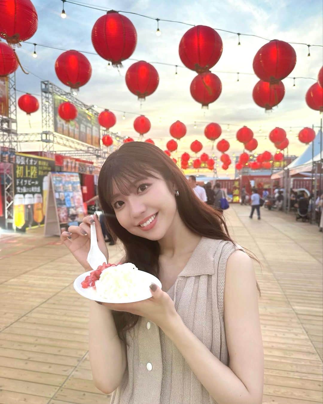 小玉梨々華のインスタグラム：「今年の夏は、 美味しいかき氷たくさん食べたい🍧」