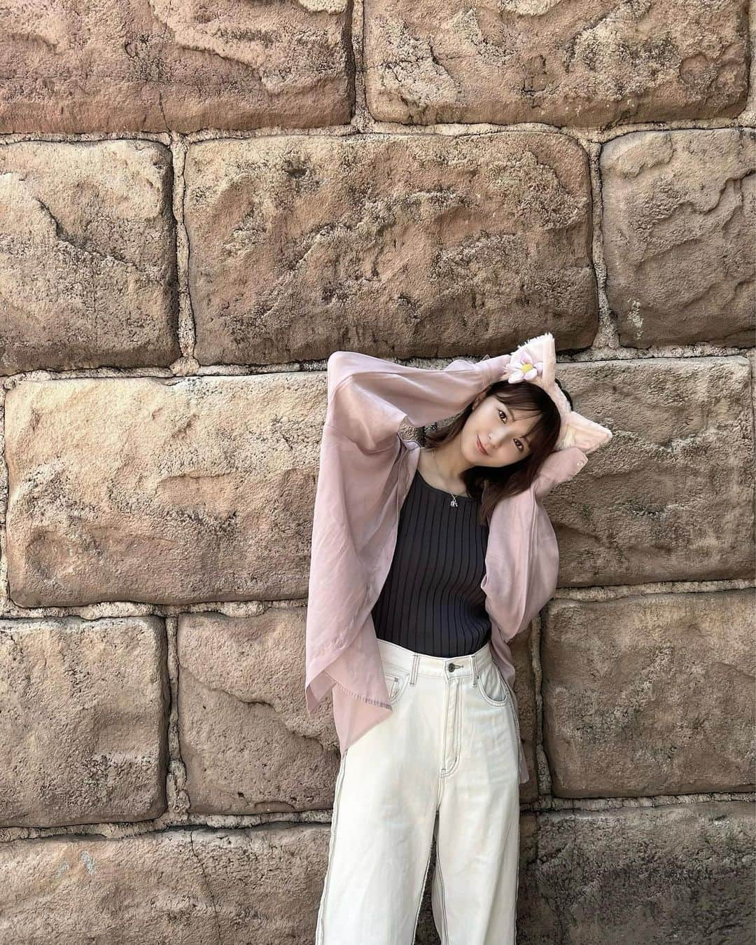 関有美子さんのインスタグラム写真 - (関有美子Instagram)「#ゆみこーで  私服でピンクを全く着ないわたしなりのリーナベルを意識したお洋服🩷」7月3日 18時26分 - seki_yumiko_official