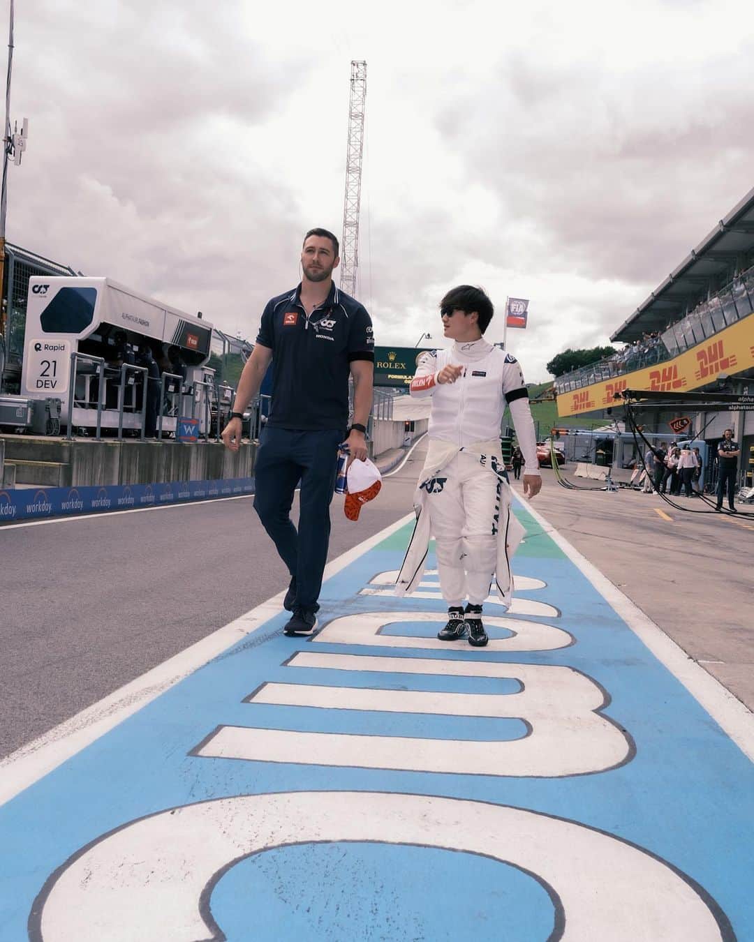 角田裕毅のインスタグラム：「Tough day yesterday. I got some damage on the first lap and didn’t have pace for the rest of the race. It was a tricky week but there are plenty of things I can learn from it, and now on to Silverstone 💪」