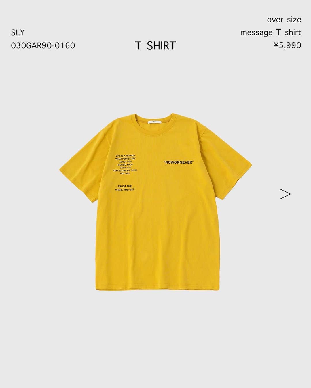 のインスタグラム：「【NEW IN】 - T SHIRT - ━━━━━━━━━━━━━━━━ 【SLY】OVER SIZE MESSAGE T SHIRT ¥5,990 tax in Size：FREE Color：YEL,O/WHT,BLK,GRY No：030GAR90-0160 ※発売中  【LAGUA GEM】NECK STRING HALF SLEEVE TOPS ¥5,500 tax in Size：FREE Color：NVY,WHT,C.GRY No：510GSM80-2500 ※発売中  【LAGUA GEM】LAGUA LOGO T SHIRT 23S ¥3,300 tax in Size：XS,S,M Color：KHA,WHT,L/BLK,L/NVY,T.GRY No：510GSM90-1020 ※発売中  【RODEO CROWNS WIDE BOWL】LOCAL CREW T SHIRT ¥3,850 tax in Size：FREE Color：WHT,BLK,BRN No：420GAI90-009M ※発売中  【MOUSSY】STRIPED MULTICOLOR MOUSSY Tシャツ ¥4,994 tax in Size：FREE Color：BLK,O/WHT,PUR No：010GAL90-5150 ※発売中  【LAGUA GEM】NEWSPAPER BIG T SHIRT ¥4,400 tax in Size：FREE Color：L/BLK,WHT No：510GAZ90-0010  ※7/7(金)発売予定  気になるアイテムは画像をタップまたは プロフィールのサイトURLをクリック✔ ━━━━━━━━━━━━━━━━ #SHELTTERWEBSTORE #SWS #MOUSSY #SLY #RODEOCROWNSWIDEBOWL #LAGUAGEM #2023ss #summer2023 #Tshirt  #Tシャツ #ロゴT #プリントTシャツ #デザインTシャツ」