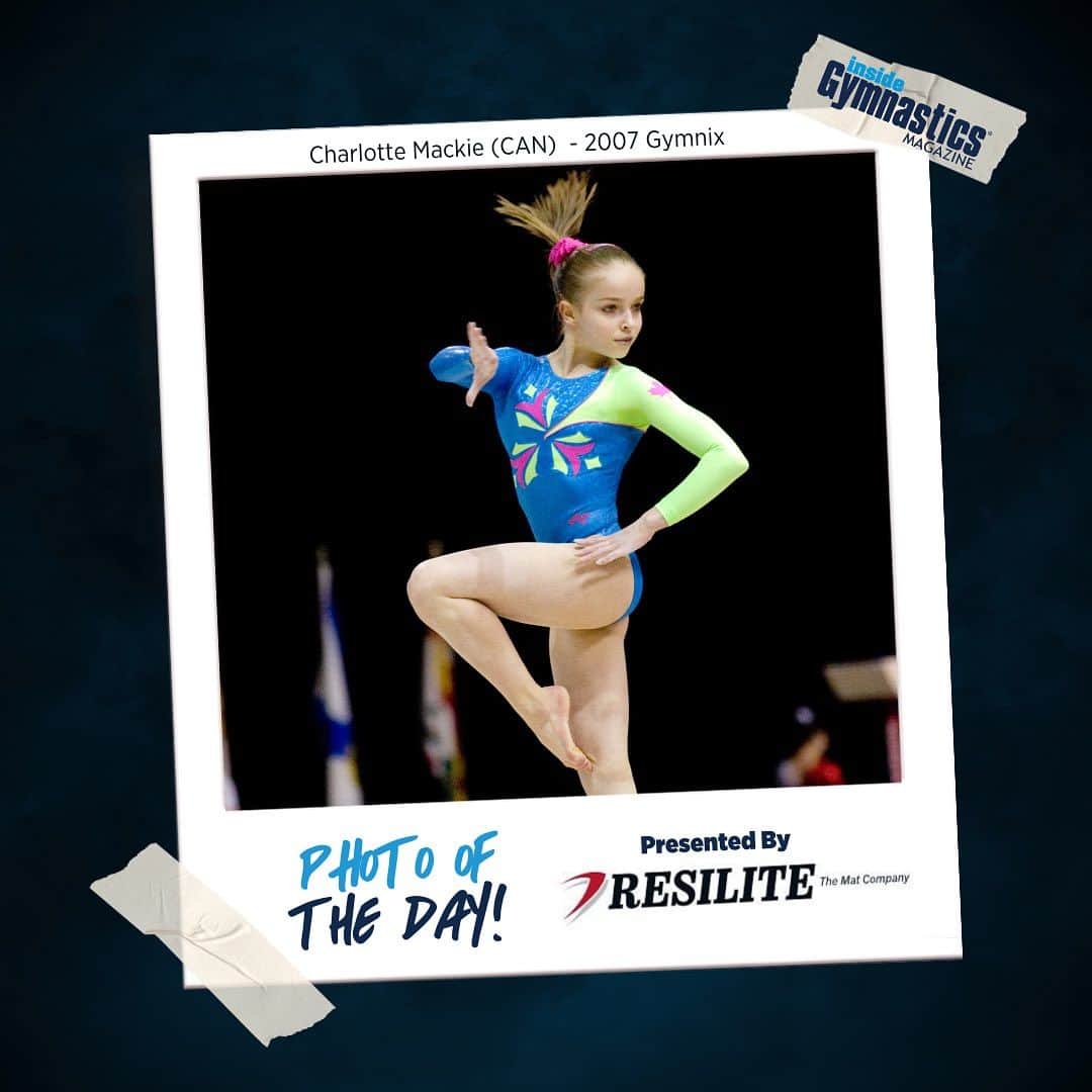 Inside Gymnasticsさんのインスタグラム写真 - (Inside GymnasticsInstagram)「Today’s Photo of the Day is brought to you by @resilitesportsproducts!   Pictured Here: Charlotte Mackie performs on floor at the 2007 Gymnix International!   📸 Lloyd Smith / @lgs6632」7月4日 6時00分 - insidegym