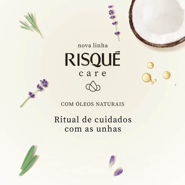 Risqueのインスタグラム：「Os cuidados com as unhas são cíclicos. 💅 Sempre que você for remover o esmalte, siga essa passo a passo para conquistar unhas saudáveis e uma esmaltação incrível.  Ps: Para um toque extra de hidratação, use o Sérum Hidratante todos os dias.  Compre a rotina de cuidados completa no link da bio.  #risquéoficial #risquécare #tánasnossasmãos #nailcare」