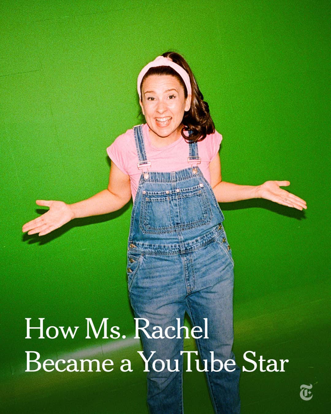 のインスタグラム：「Rachel Griffin Accurso, who goes by Ms. Rachel in the educational videos that she posts online for children, said her public persona was not an act.  “People call ‘Ms. Rachel’ acting, but it’s really just who I am, except a more excited version,” Griffin Accurso said in an interview with The New York Times. “I’ve found my calling.”  Her children’s videos, “Songs for Littles,” skyrocketed in popularity over the last year, garnering more than 4.8 million YouTube subscribers. Be it teaching nursery rhymes, discussing emotions or helping children to talk, each “Songs for Littles” video starts with a theme. And with each theme comes a bucketful of research on related topics.  For her part, Griffin Accurso often lies awake at night, thinking about what she might be able to do to help children who don’t have access to education. She says she wants to keep speaking, and singing, for the little ones.  Read more about @msrachelforlittles’s approach to her videos at the link in our bio. Photos by @ok__mccausland」