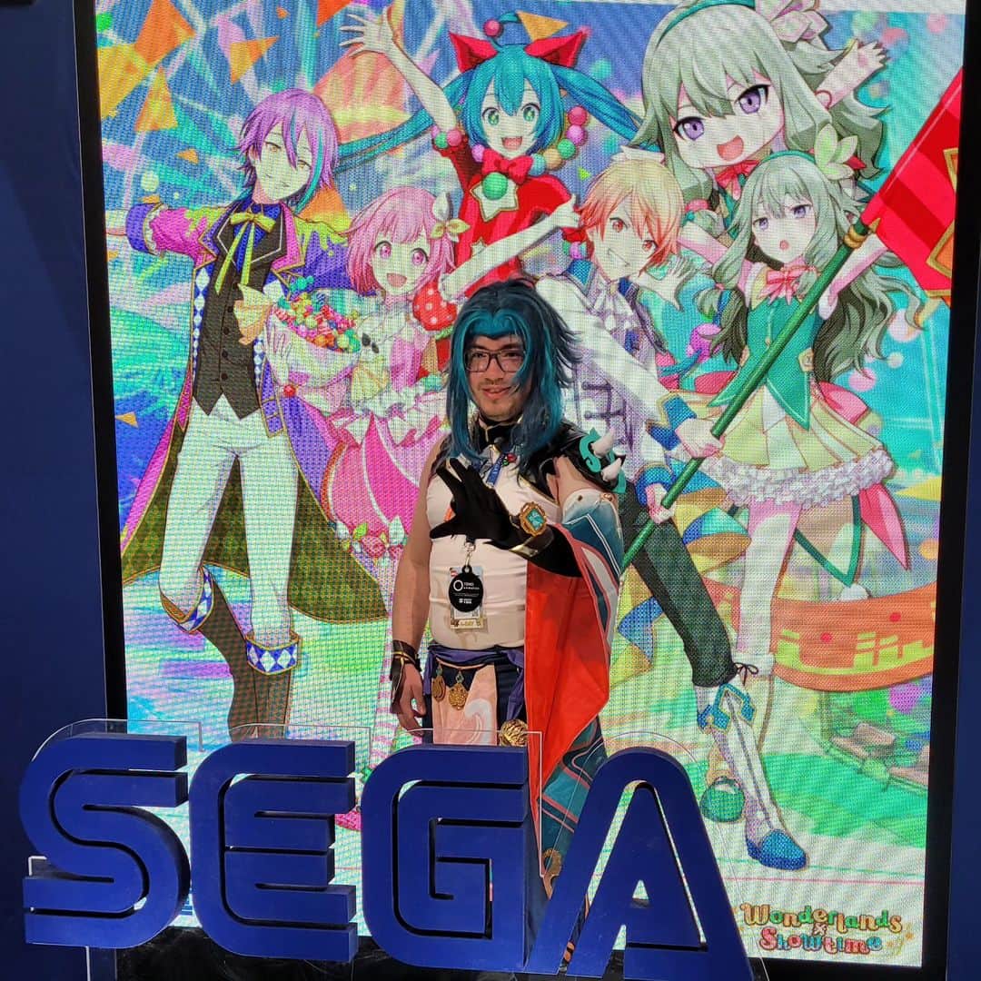 SEGAさんのインスタグラム写真 - (SEGAInstagram)「Day 3 of #animeexpo is in full swing! Don't miss the chance to visit our booth and immerse yourself in interactive photo moments with iconic SEGA game locations.」7月4日 5時29分 - sega
