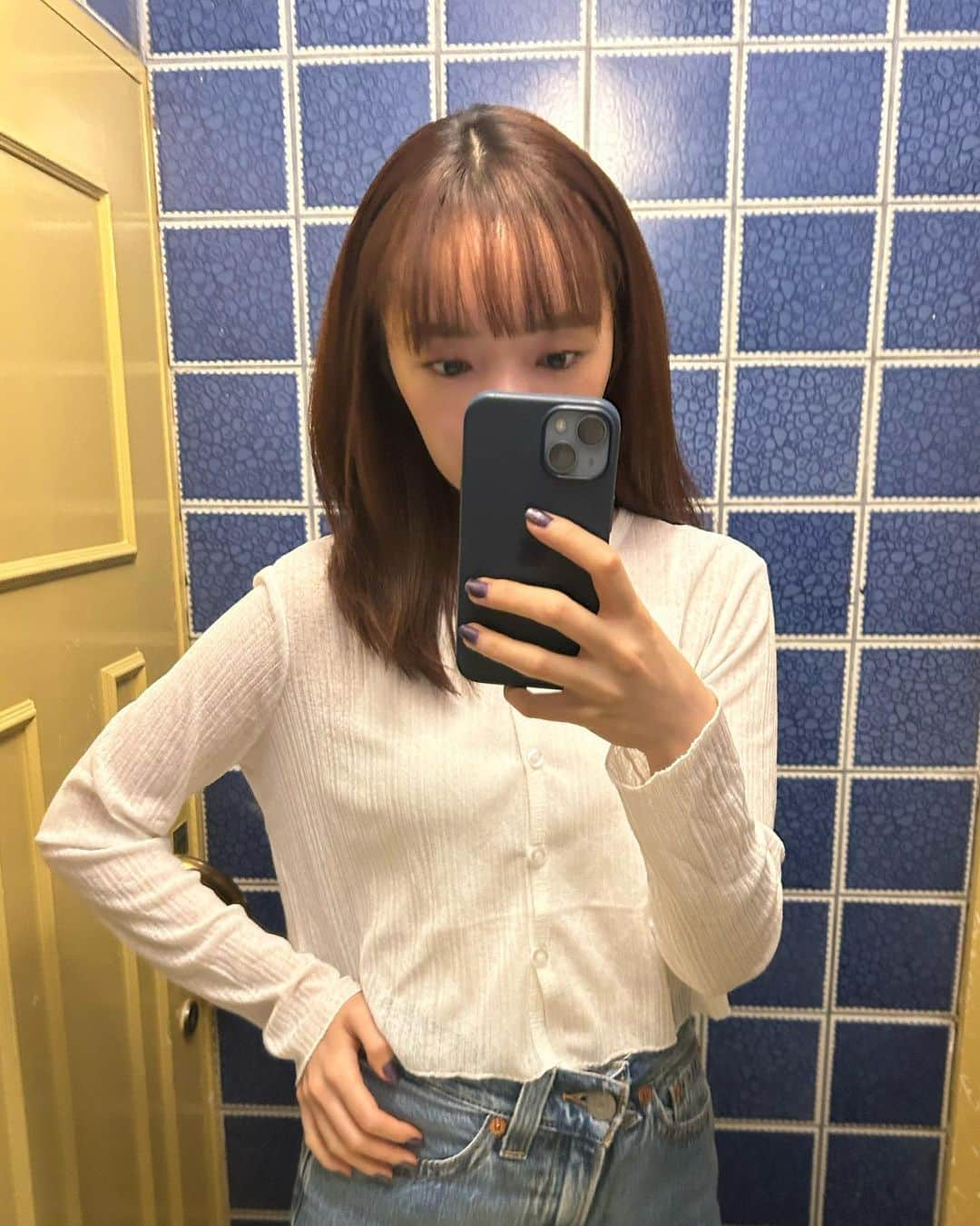 川村安奈さんのインスタグラム写真 - (川村安奈Instagram)「(¦3ꇤ[▓▓]ｽﾄﾚｰﾄｶｹﾀﾖ  #me #mediumhairstyles #straighthair #tokyo #omotesando #hairsalon #表参道」7月3日 21時00分 - anna_k53