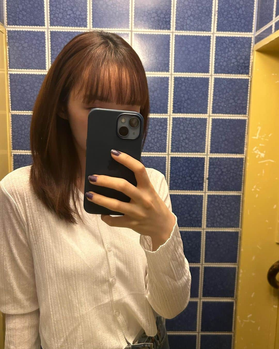 川村安奈のインスタグラム：「(¦3ꇤ[▓▓]ｽﾄﾚｰﾄｶｹﾀﾖ  #me #mediumhairstyles #straighthair #tokyo #omotesando #hairsalon #表参道」