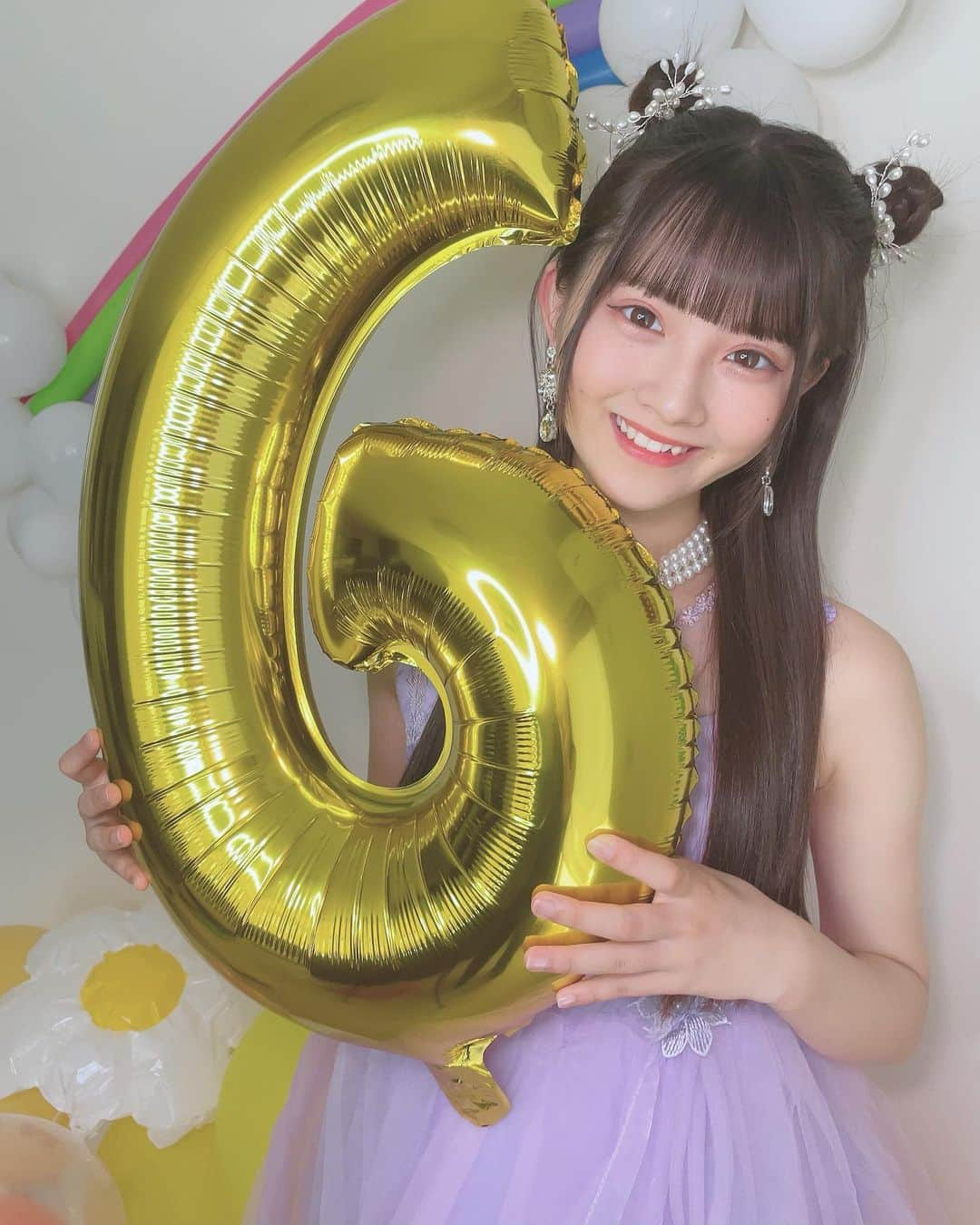 工藤咲姫のインスタグラム：「生誕公演まで6️⃣日🌻💛   #生誕祭  #後6日  #ひまわり  #夏カラー  #fjk  #工藤咲姫」