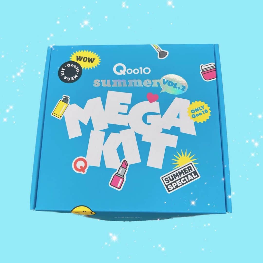 諏訪ななかのインスタグラム：「Qoo10 Summer MEGA KITが届いたよ🏖☀️  気になってるアイテムがたくさんで嬉しい☺️  グリッターアイシャドウだいすきだからいっぱい使お🪄︎︎✨️  Dear,klairsは毎日使ってるアイテムだよ💆🏻‍♀️  🌻Qoo10 MEGA KIT🌻 https://special.qoo10.jp/DynamicAD/5298/  7/1(土) 0:00~7/7(金）23:59 【メガポ】タグが付いている対象商品を買うと、購入金額の 20%が返ってくるお得な7日間😳‎🤍  #Qoo10MegaKit #メガポ #Qoo10 #PR」
