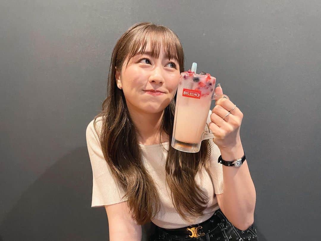 佐々木彩夏さんのインスタグラム写真 - (佐々木彩夏Instagram)「🤎  ビックエコーさんとももクロのコラボ ギリギリ行けました🎤 もち、あーりんハイ飲んだよ♡  #ビッグエコー  #乾杯あーりん #あーコーデ #snidel  #あーりんぐらむ」7月3日 21時56分 - ayaka_sasaki_official