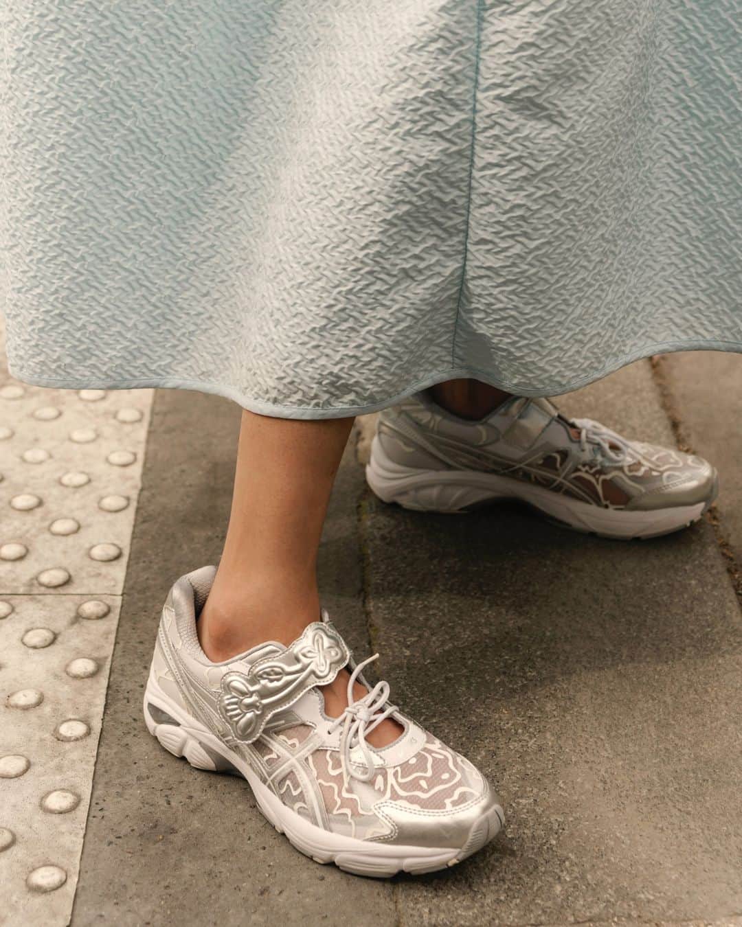 MATCHESFASHION.COMのインスタグラム：「Coming in hot: @ceciliebahnsen x @ASICS’ sneakers, dropping 5 July. Only available at #MATCHES.」