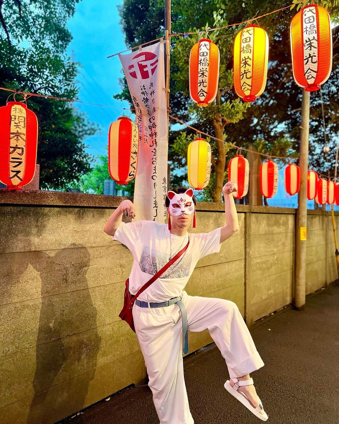坂口涼太郎さんのインスタグラム写真 - (坂口涼太郎Instagram)「🤘👺🏮 #祭  #縁日」7月3日 22時19分 - ryotarosakaguchi