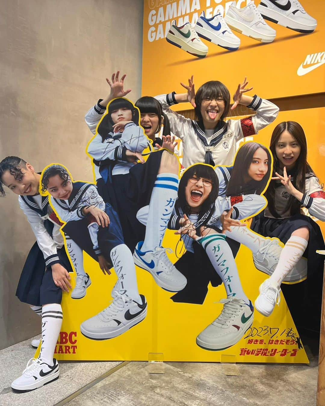 MIZYUさんのインスタグラム写真 - (MIZYUInstagram)「NIKE GAMMAFORCE 🧡💨 ABC-MART 渋谷神南店  二日間ジャックしました、🤜🏻👟🤛🏻」7月3日 23時47分 - mizyu_leaders