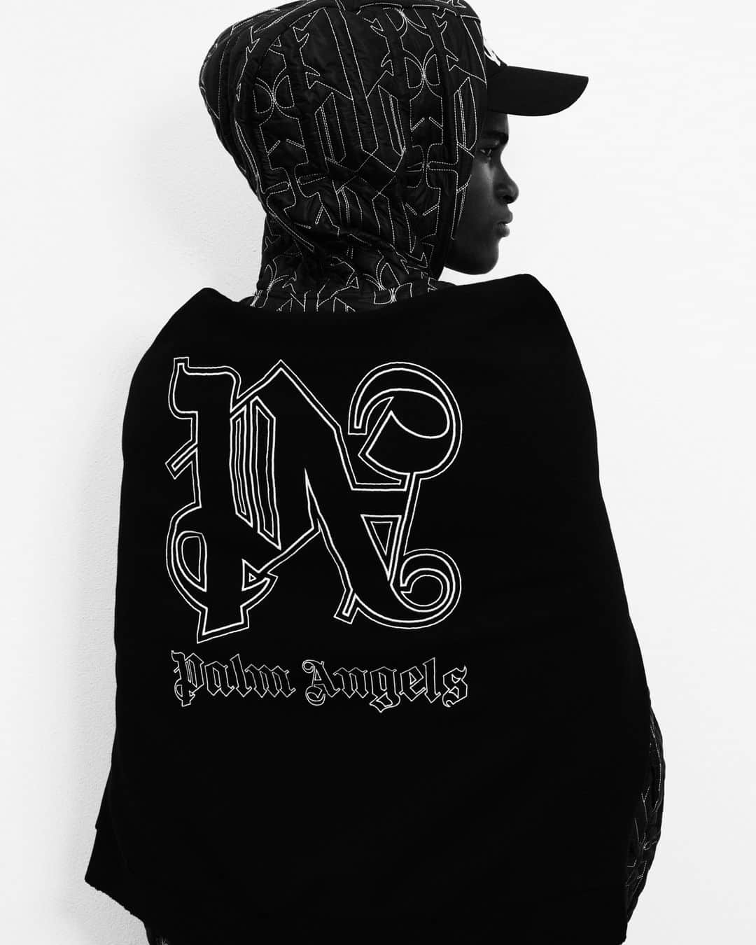 パーム・エンジェルスのインスタグラム：「THE MONOGRAM  Unboxing new themes that propel you into a new style landscape: see the softness of knitwear, feel the cuts and proportions of a coat, sense the new PA monogram design by abstracting it from a more elaborate pattern, and spot it on all the different garments in different crafts and techniques.  #PAMonogram #Fall23」