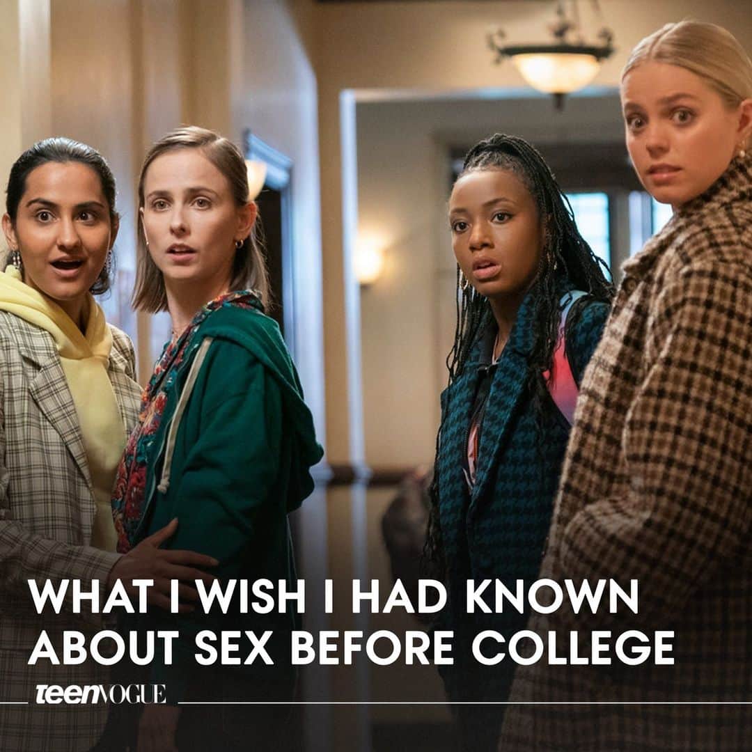 Teen Vogueのインスタグラム：「The Teen Vogue staff and the internet at large have compiled tips, advice, and wisdom about what you should know about sex before college. Tap the link in bio to read more.  (📸: Max)」