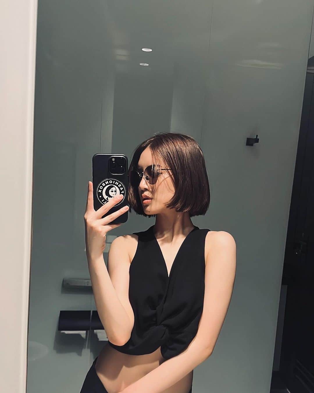 藤井夏恋のインスタグラム：「😎🕶️👌 @elmariachi_eyewear」