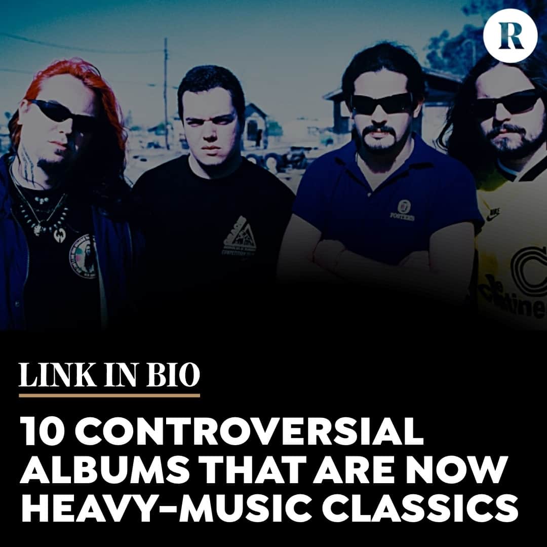 Revolverのインスタグラム：「⚡️ From metalcore bands getting mellower to black-metal bands bucking conventions, click the link in our bio to see 10 all-timer albums that weren't universally loved upon release.」