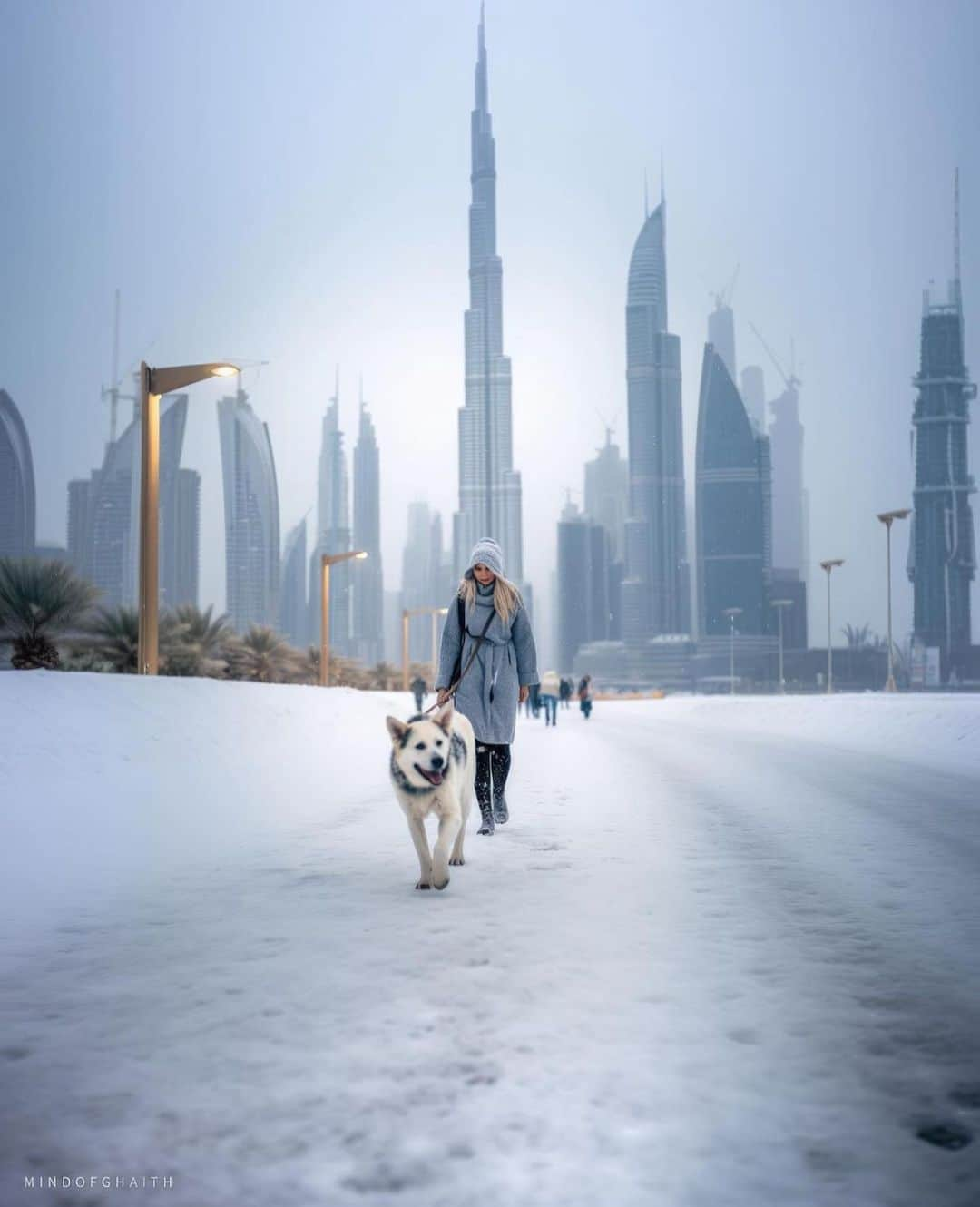 ドバイのインスタグラム：「#Dubai ❄️ #دبي 📷:@mindofghaith」