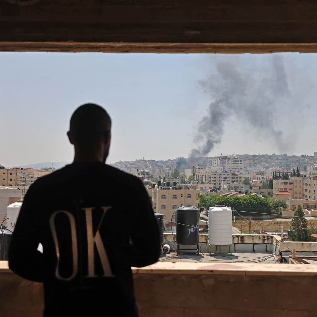 TIME Magazineのインスタグラム：「Palestinian officials said at least eight Palestinians were killed and dozens were wounded when Israel used drones and troops to target a militant stronghold in Jenin in the occupied West Bank on Monday. According to @apnews, Israeli Defense Minister Yoav Gallant said the operation was “proceeding as planned,” but didn't give an indication when it would end.」