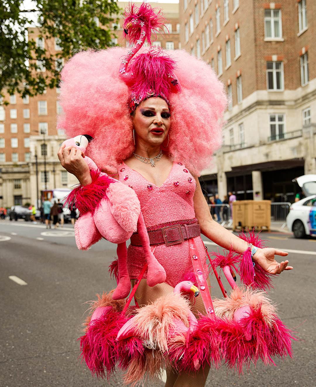 British Vogueさんのインスタグラム写真 - (British VogueInstagram)「More than 30,000 people joined London’s #Pride parade this past weekend to embrace the theme of “Never March Alone” by standing in solidarity with trans and non-binary communities. At the link in bio, view the most joyous moments of the parade captured exclusively for #BritishVogue.   Photographed by @Lucian.M.K」7月4日 3時36分 - britishvogue