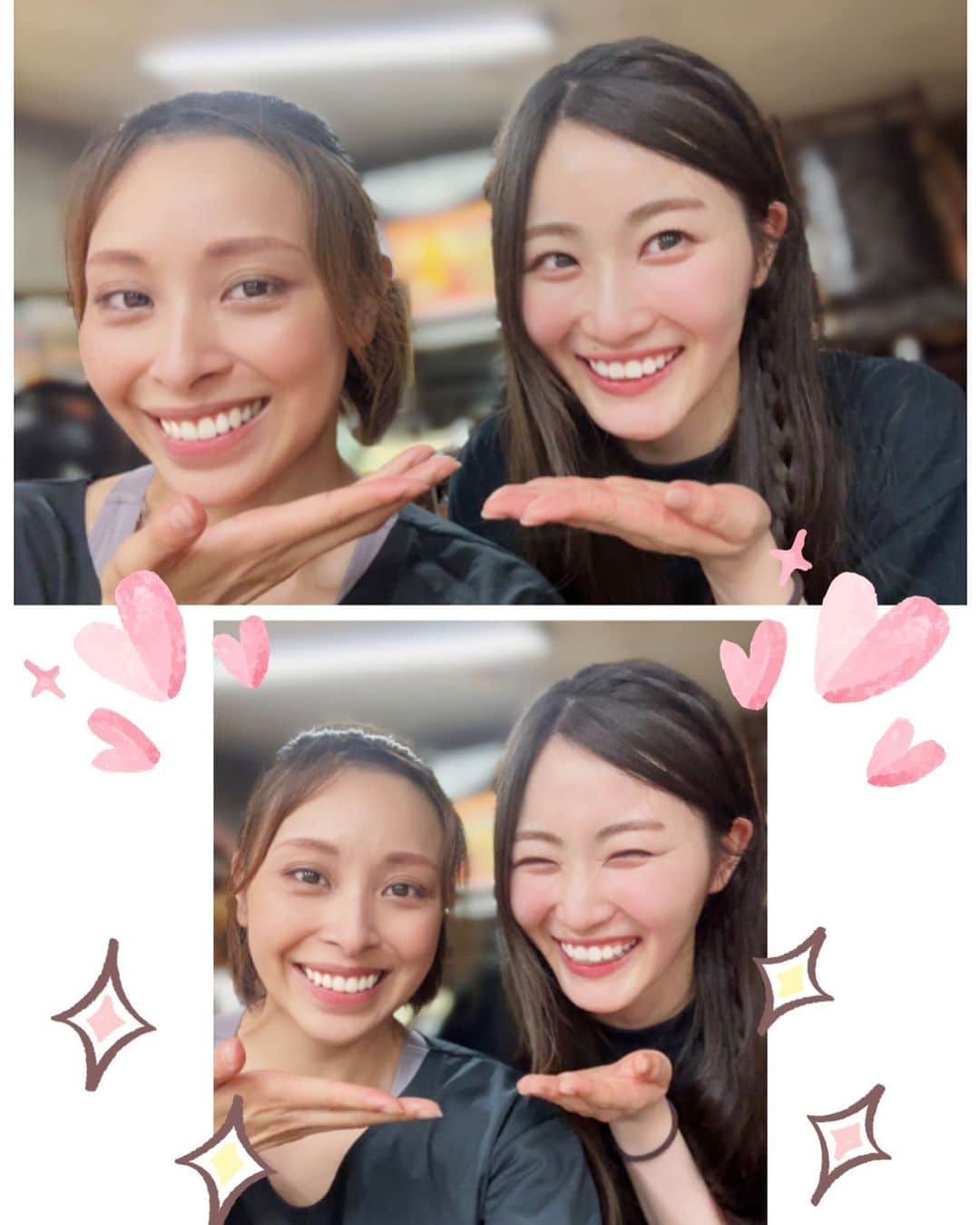 沙月愛奈さんのインスタグラム写真 - (沙月愛奈Instagram)「⁡ ⁡ どこをどうしたらこんな可愛い娘が生まれるのか。 今回コゼットを演じている潮紗理菜ちゃん。 一生懸命な彼女のピュアさがコゼットにピッタリ。 健気でねぇ🥲💕 ⁡ 愛しいコゼットの為に母は頑張る！！ ⁡ 稽古後の汗だくな私が、デレデレの表情で、、、本当に申し訳ない💦なっちょ(勝手にそう呼び始めた私😂)ファンの方ごめんなさい🙏笑 ⁡ 写真は許可をいただきました📸✨ ⁡  #潮紗理菜 ちゃん #コゼット #ファンティーヌ #舞台レミゼ  #レミステ」7月4日 14時13分 - satsuki_aina_ayumi