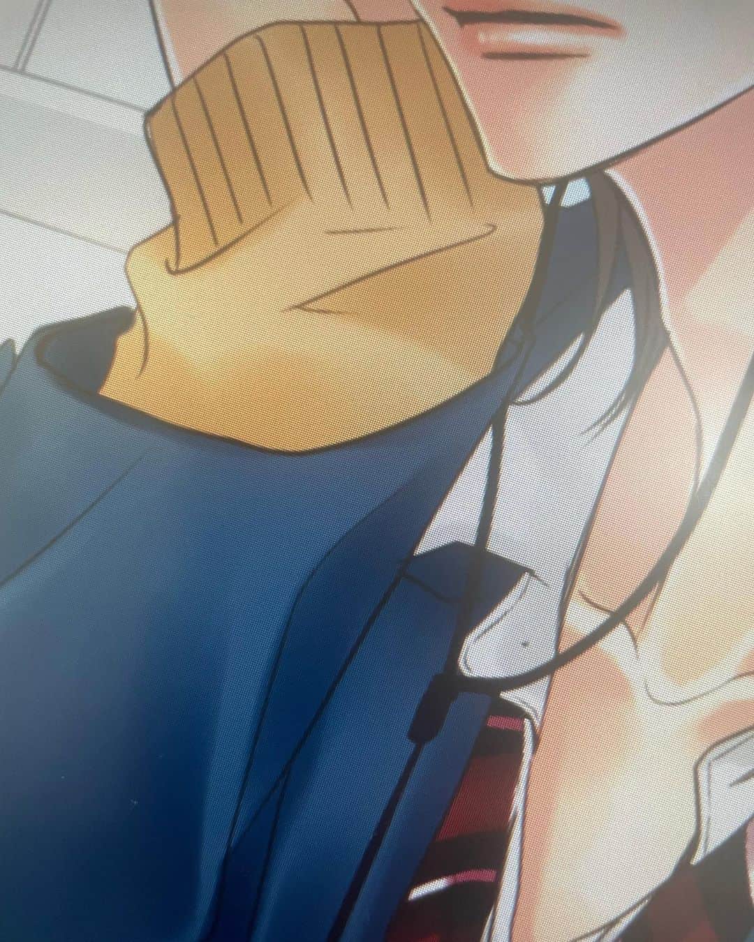朱神宝のインスタグラム：「色んな深見カラー描いてます！ お披露目はちょい先になりそうですが頑張ります！🫡🩵」