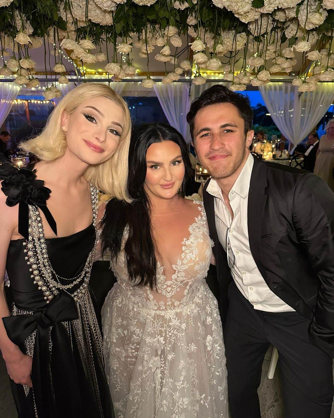 DYLAN MULVANEYさんのインスタグラム写真 - (DYLAN MULVANEYInstagram)「There is still so much love in this world if you look hard enough for it! Congrats to Mikayla and Cody 💍❣️  Glam by @patrickstarrr  Dress by @marchesafashion」7月4日 7時57分 - dylanmulvaney