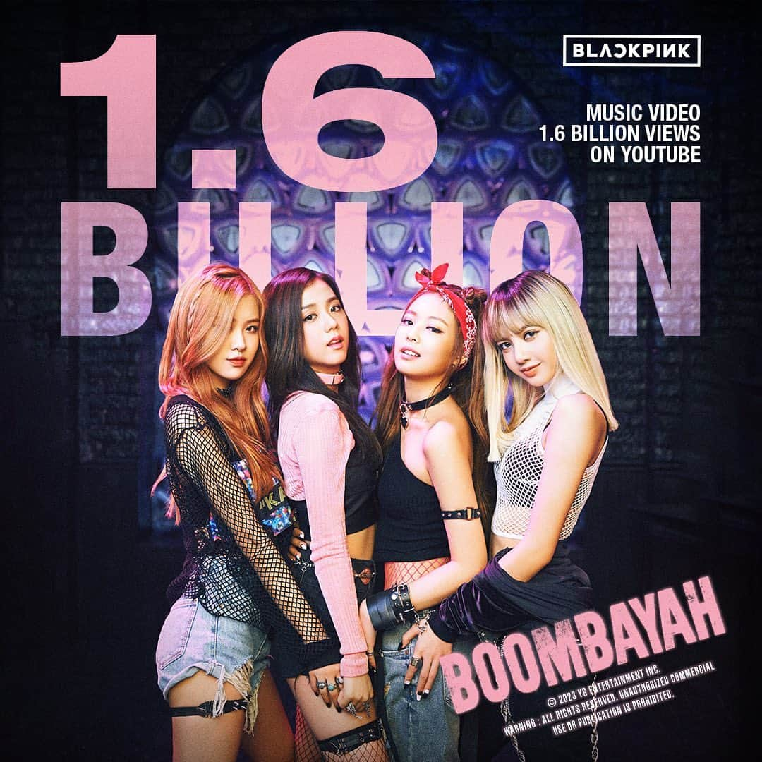 BLACKPINKのインスタグラム：「#BLACKPINK #블랙핑크 #BOOMBAYAH #붐바야 #MV #1_6BILLION #YOUTUBE #YG」