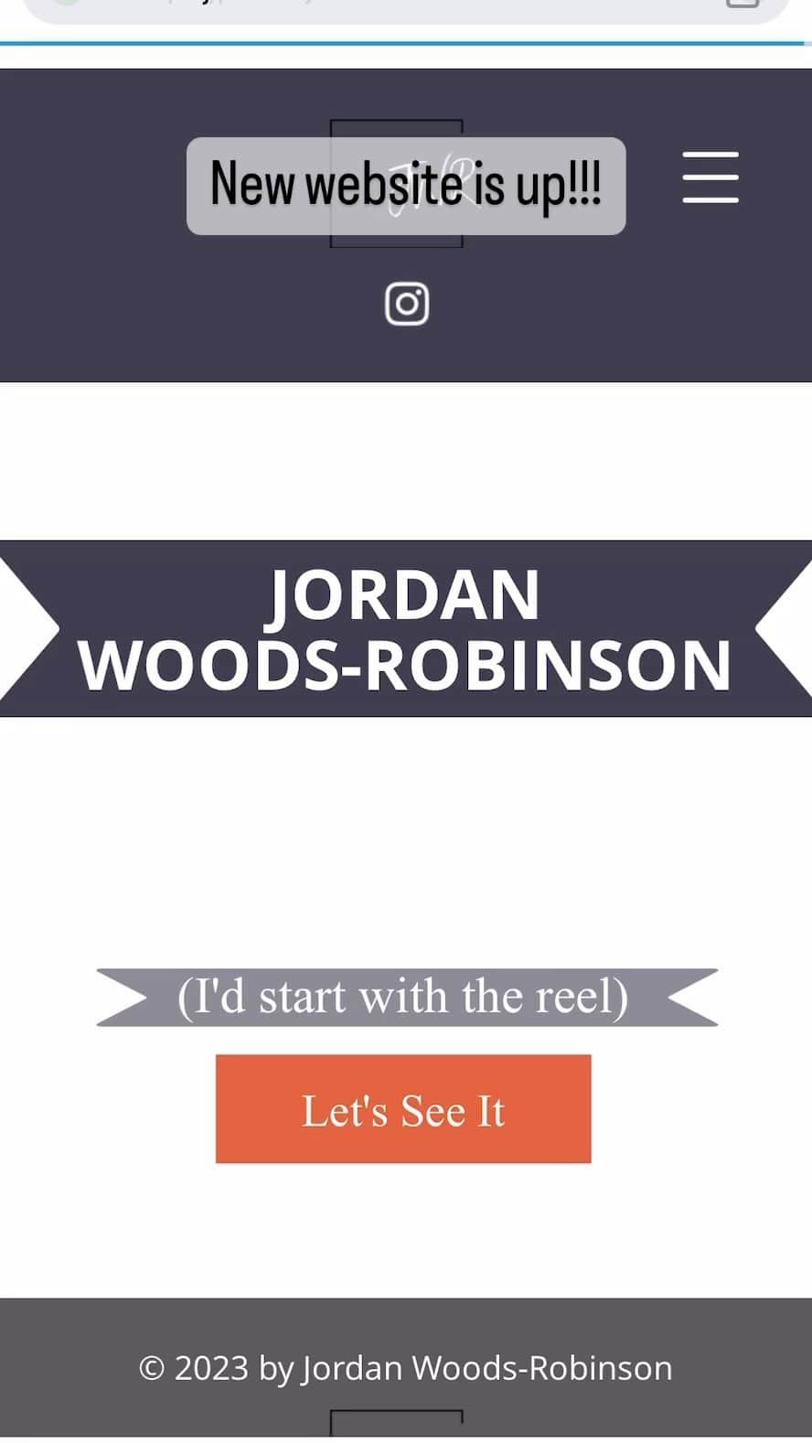 ジョーダン・ウッズ=ロビンソンのインスタグラム：「Check it out!」
