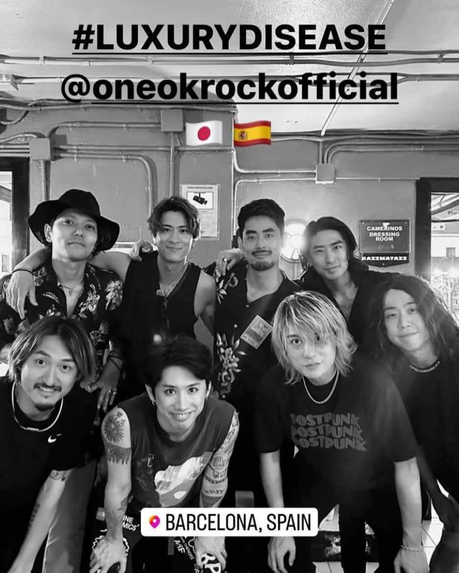 ONE OK ROCK WORLDのインスタグラム