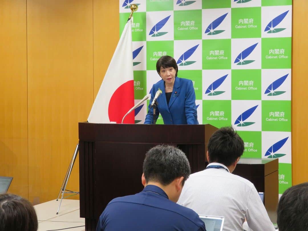 高市早苗のインスタグラム：「7月4日 記者会見」