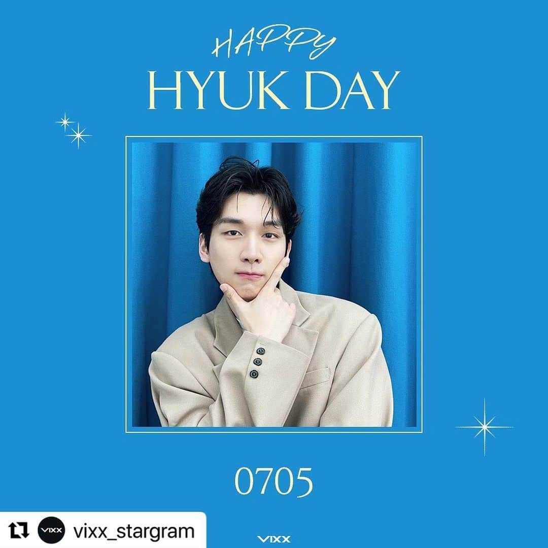 Jellyfish Entertainmentさんのインスタグラム写真 - (Jellyfish EntertainmentInstagram)「#Repost @vixx_stargram with @use.repost ・・・ - 2023.07.05 HAPPY HYUK DAY🎂  #빅스 #VIXX #혁 #HYUK #한상혁 #HAPPYHYUKDAY #우리집막냉이효기생일 #우리의여름은한상혁🩵」7月5日 0時02分 - jellyfish_stagram