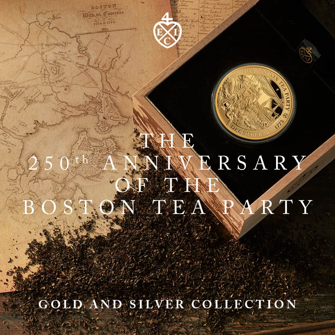 The East India Companyのインスタグラム：「The 250th Anniversary Boston Tea Party 2023 Coin Collection 🪙 Register your interest now to receive a £15 discount code.  This year marks the 250th anniversary of the Boston Tea Party and on 31st July, we will be releasing a silver and gold coin collection to commemorate this momentous event.   Strictly limited edition and featuring a stunning design by renowned artist Joel Iskowitz, we recommend acting fast so you don’t miss out on what is sure to be a hugely popular launch.   Register your interest below.  #theeastindiacompany #thebostonteaparty #thebostonteaparty250 #americanhistory #collectables #coincollecting #anniversary #coins #coincollecting #bostonteapartymuseum」