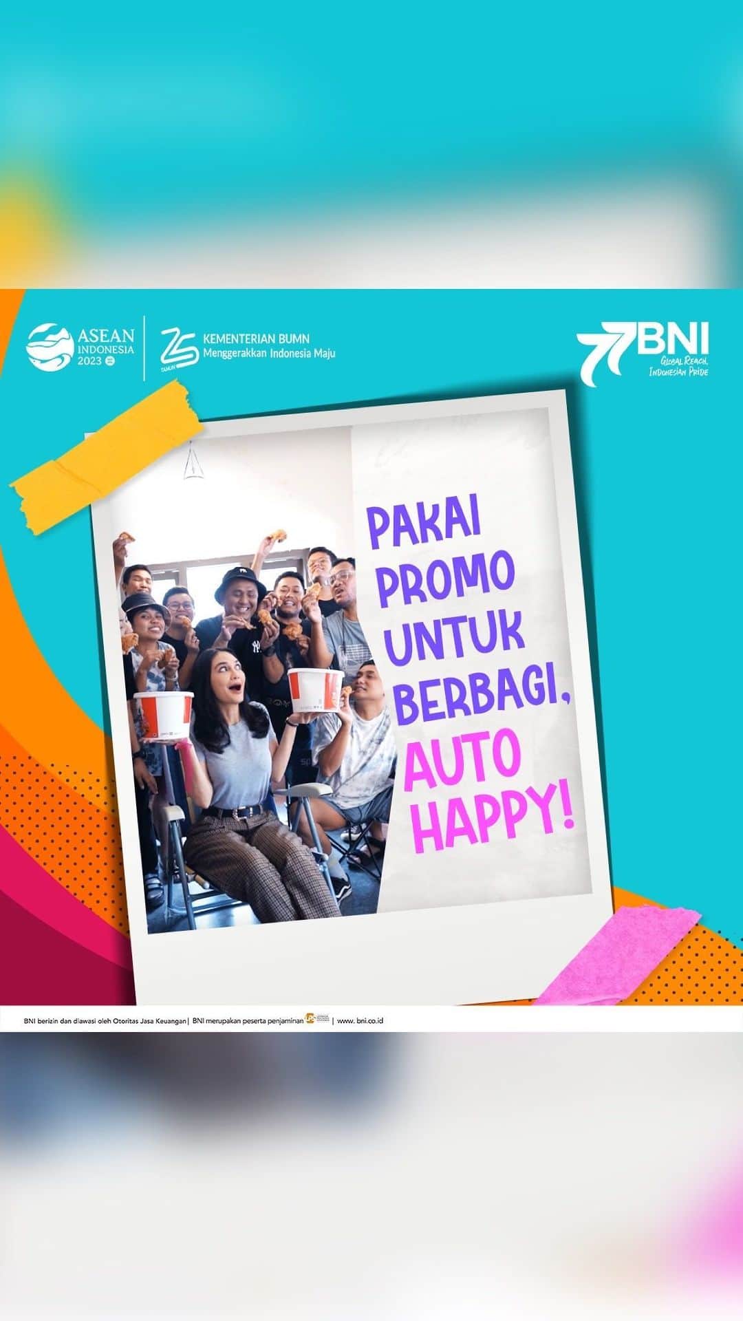 ルナ・マヤのインスタグラム：「Mau beli pulsa, belanja kebutuhan sehari-hari sampai makan endul dengan HEMAT dan NGGA PAKE RIBET? Yhaaa BNI Mobile Banking dong solusinya~  Apalagi untuk menyambut HUT ke 77 @bni46 di 5 JULI 2023 nanti, makin banyak promo-promo gila di BNI Mobile Banking!   Caranya juga gampang banget lho buat bisa dapet promo "Let's Go HUT 77 BNI", kalian tinggal download dan aktifin BNI Mobile Banking sekarang juga! Jangan lupa ya buat pake kode referal aku "BNIXLUNA" waktu aktifin BNI Mobile Banking biar bisa dapetin semua promo menariknya.  BNI Mobile Banking, makes your life easier!  #BNIMobileBanking #GaPakeNanti #BNI46 #HUT77BNI #BUMNUntukIndonesia #BUMNMenggerakkanIndonesiaMaju #BNI77BanggaIndonesia」