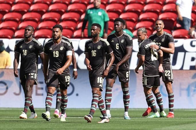 マイケル・アントニオのインスタグラム：「Our Biggest win in Gold cup history 🙌🏾 🇯🇲」