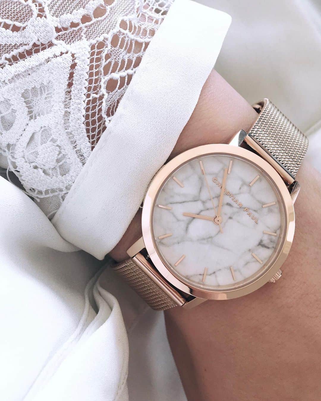 Christian Paulのインスタグラム：「Elevate your style with the timeless elegance of the Christian Paul Marble Bondi Mesh watch.  Crafted with precision and attention to detail, this stunning timepiece is a fusion of sophistication and modern aesthetics. The mesmerizing marble dial serves as a reminder of the beauty found in nature, while the sleek mesh strap adds a touch of contemporary flair.  Embrace the art of punctuality with the reliable quartz movement that ensures accurate timekeeping, empowering you to seize every moment with confidence.  . . #ChristianPaulWatches #TimelessElegance #LuxuryTimepieces #ClassicStyle #ChristianPaulChronicles #FashionableWatches #WristCandy #TimelessBeauty #TimeIsPrecious #ChristianPaulTimepieces #ElegantAccessories #WatchEnthusiast #FashionForwardWatches #SophisticatedStyle #ChristianPaulWatchCollection #TimelessDesigns #StylishWatches #ChristianPaulChronograph #LuxuryWatches #TimelessFashion #WristGameStrong」
