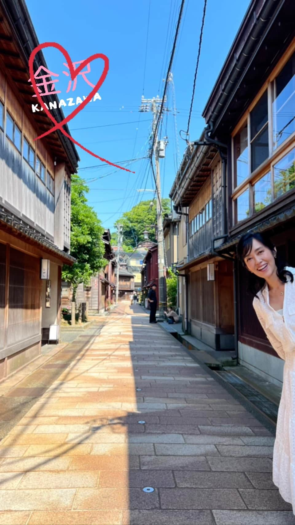 早見優のインスタグラム：「Beautiful Kanazawa  #japan #kanazawa #oldtown #金沢 #日本 #ひがし茶屋街 #edo #nostalgic」