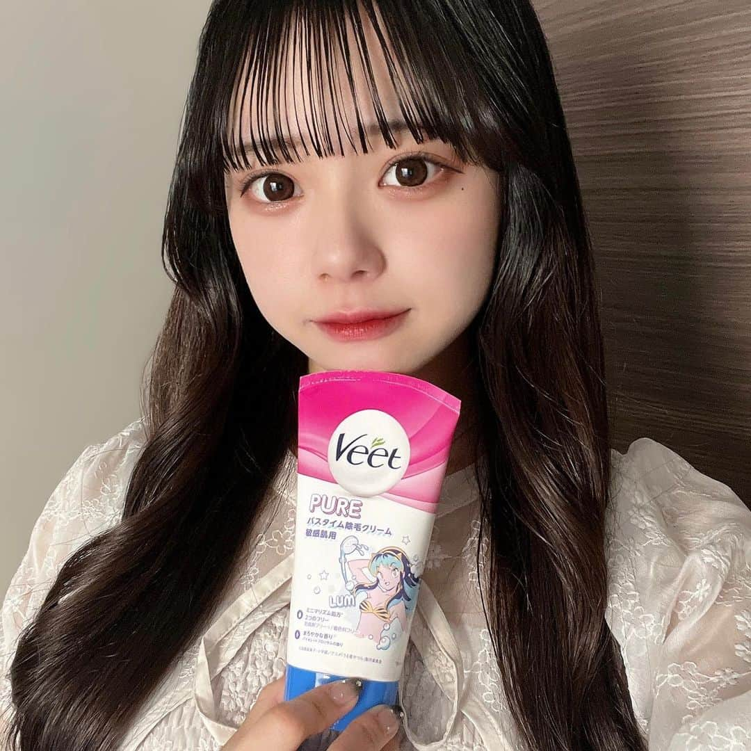 増田彩乃のインスタグラム：「Veet "ラムちゃんコラボパッケージ" !!!  可愛すぎて早速GETしちゃいました⚡️  使い方もとっても簡単で＋除毛効果で 今年の夏は "すべすべ肌" に〜！💭♬  去年の夏は、花火だったりBBQもできて 大満喫だったなあ 、、今年の夏も！海も プールも大満喫の準備🆗 〜 ！！！☺️👌🏻  全国のドラッグストアにてご購入できますので 皆様も是非是非お揃い !! ദ്ദി ˃ ᵕ ˂ ) 素敵な夏を ♡   #Veet #この夏veetデビューするっちゃ」