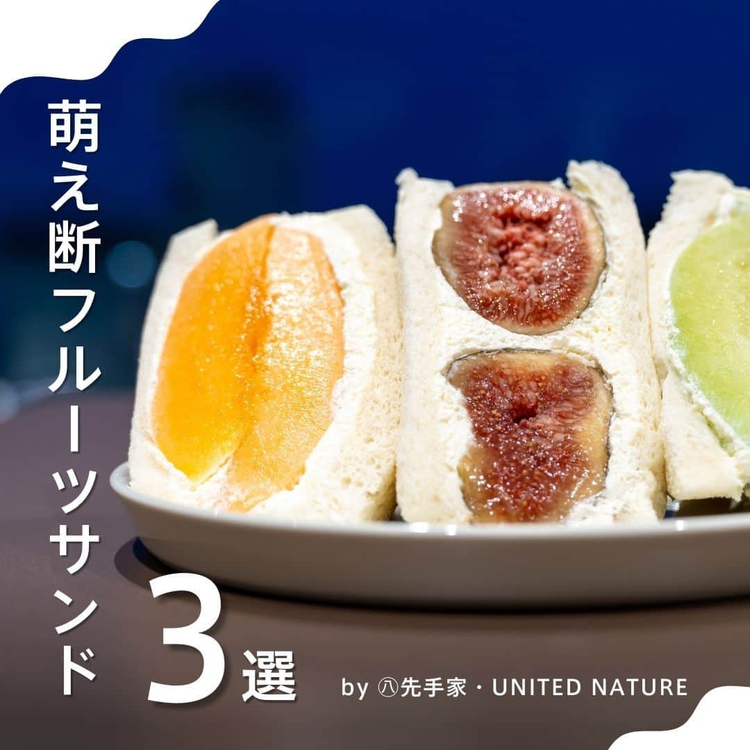 吉祥寺PARCOさんのインスタグラム写真 - (吉祥寺PARCOInstagram)「旬を食べつくせ！ 萌え断フルーツサンド　３選  ㊇先手屋／UNITED NATUREといえば、やっぱりフルーツサンド🍈🥭 老舗の八百屋さんがつくりだすボリューム満点のフルーツサンドは鮮度が自慢。 好きなフルーツが出たら迷わず試して間違いなし！！ いまが旬のフルーツサンドを３品、ご紹介します✨  ーーーーーーーーーーーーー 01： さっぱりした甘さの青肉メロンをたっぷりと。ジューシーな果汁と爽やかな香りを楽しんで！  青肉メロンサンド　734円  ーーーーーーーーーーーーー 02： 濃厚な甘さとコクが特徴の赤肉メロン。βカロチンが豊富なので抗酸化作用も期待できちゃう。  赤肉メロンサンド　734円  ーーーーーーーーーーーーー 03： これから秋にかけて旬を迎えるいちじくがゴロっと1個半！生クリームとの相性も抜群！  いちじくサンド　950円  ーーーーーーーーーーーーー  いかがでしたか？ 旬のものを食べると元気が出ますよね〜！！  フルーツの美味しさを最大限に引き出す生クリームとパンのバランスで、フルーツ単体で食べるよりも美味しく感じる…さすが老舗の八百屋さん！という王道のフルーツサンドでした。 みなさんもぜひ、お好みのフルーツサンドをご賞味ください😋  📍1F @ponteya_kichijyouji_parco @ponteya_maruhachi_fruitsand  #先手家 #UNITEDNATURE #ユナイテッドネイチャー #フルーツサンド #赤肉メロンサンド  #青肉メロンサンド  #いちじくサンド #吉祥寺PARCO #吉祥寺パルコ  ※価格はすべて税込み ※フロア表記はすべて吉祥寺パルコ店 ※商品については店舗へお問い合わせください」7月4日 20時00分 - parco_kichijoji_official