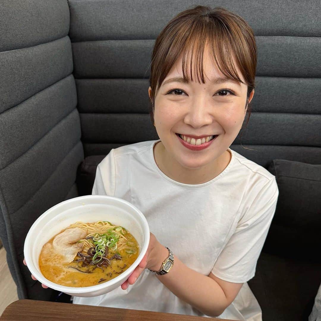 のインスタグラム：「収録後に味千ラーメン🍜  #RKK#TBS 系列  #熊本放送#3ch  #水曜だけど土曜の番組   あすは放送お休みですが TVerで是非お楽しみください」