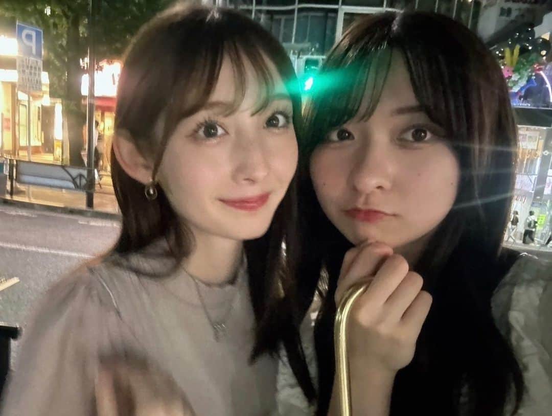 のインスタグラム：「なんか光がいい感じ✨️ @linka_yokoyama 👩‍❤️‍👩💍  #04#今日好き #04년생」