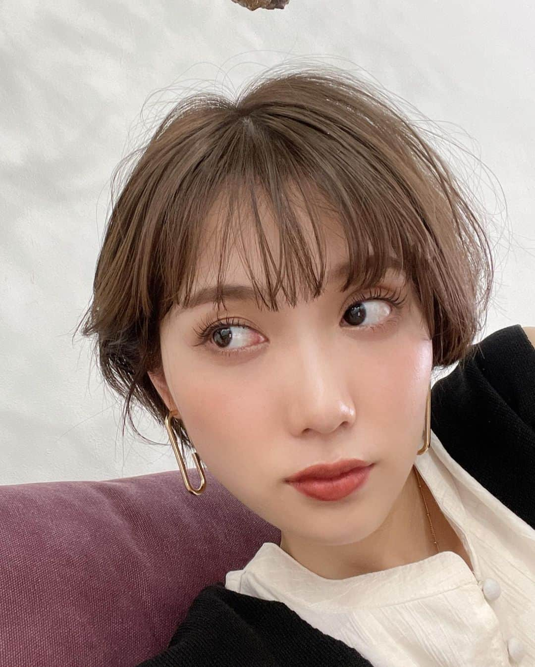 金澤楓さんのインスタグラム写真 - (金澤楓Instagram)「#かえでヘア short hair version  今と雰囲気全然違うね🙃  #ショートヘア」7月4日 21時00分 - kae_o51o