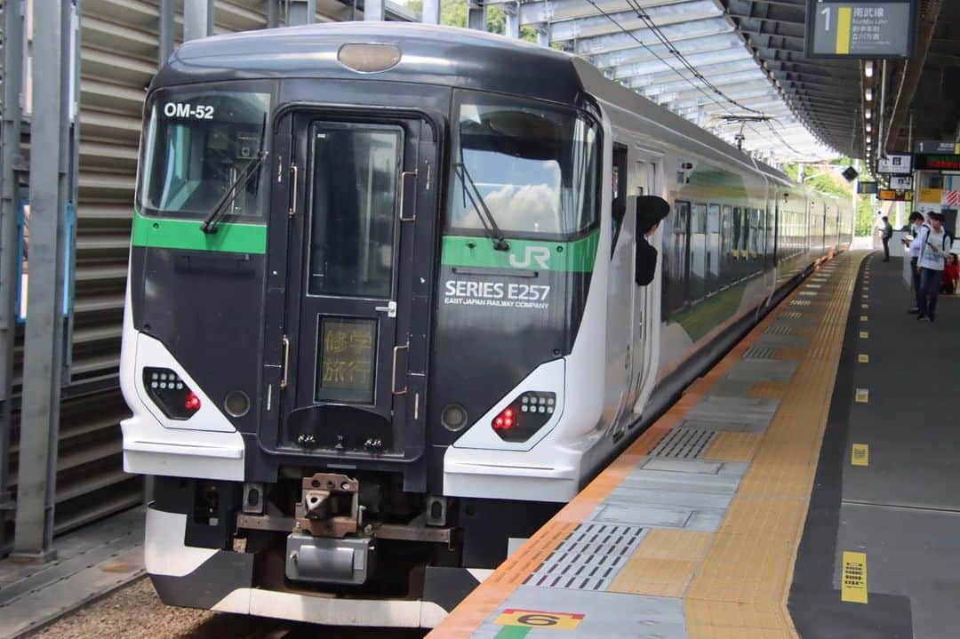 徳永ゆうきさんのインスタグラム写真 - (徳永ゆうきInstagram)「. . 車内の小学生 楽しそうやったなぁ〜 . -2023.06.16- . #鉄道写真 #撮り鉄 #鉄道好き #JR東日本 #南武線 #南多摩駅 #E257系 #団体 #臨時 #団体臨時 #団体臨時列車 #団臨 #修学旅行 #ケツ撃ち #後追い」7月4日 21時40分 - tokuchan_1113