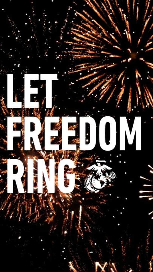 のインスタグラム：「Happy Birthday, America! 🇺🇸  Celebrating life, liberty, and the pursuit of happiness for 247 years, and those who stand to protect it, 24/7 🦅   “Freedom and the dignity of the individual have been more available and assured here than in any other place on Earth. The price for this freedom at times has been high, but we have never been unwilling to pay that price.” - Ronald Reagan   #July4th #USA #USMC」