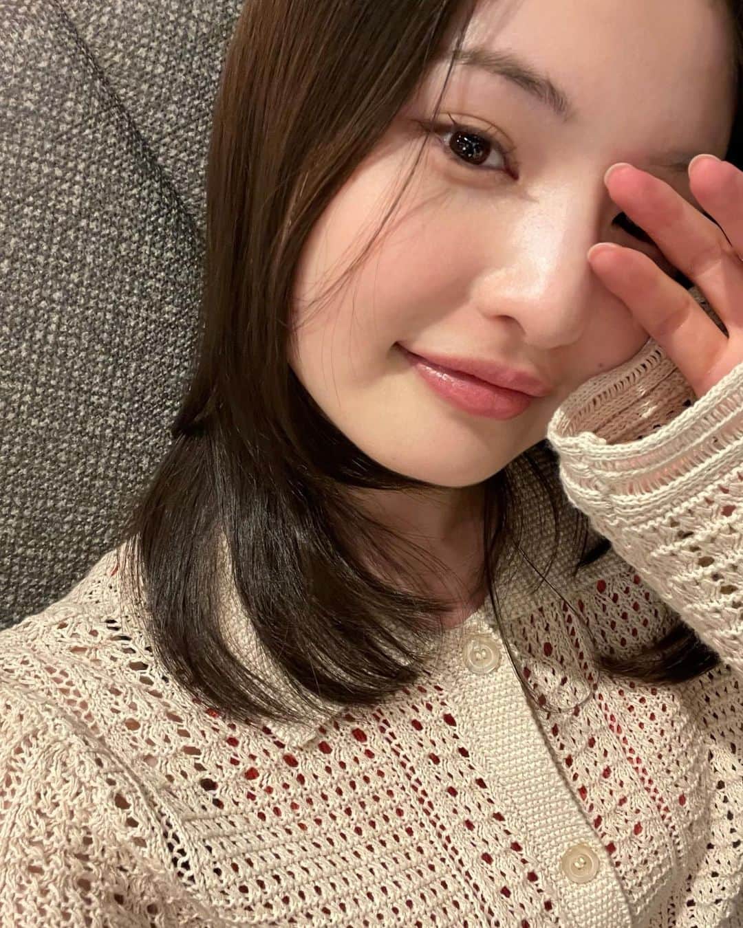 大隣望鈴のインスタグラム：「おやすみなさい🐑🌙」